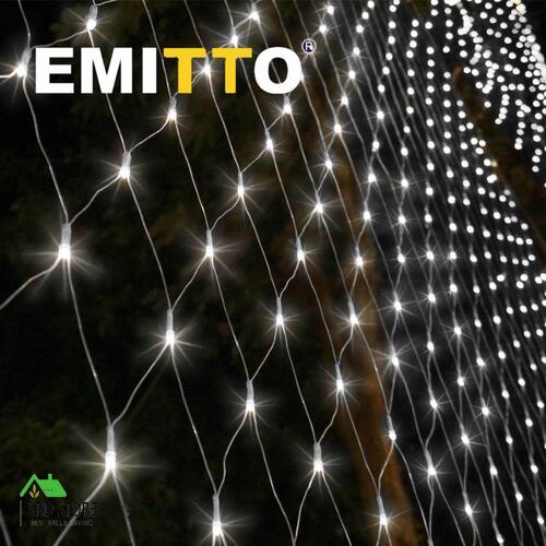 EMITTO 880LED Christmas Net Lights Mesh String Fairy Light Party Wedding
