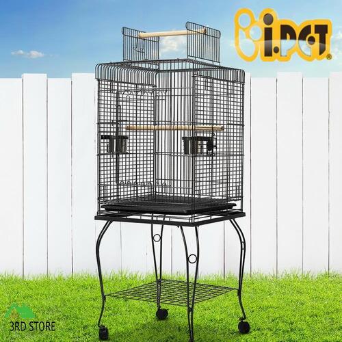 i.Pet Bird Cage Pet Cages Aviary 145CM Large Travel Stand Budgie Parrot Toys