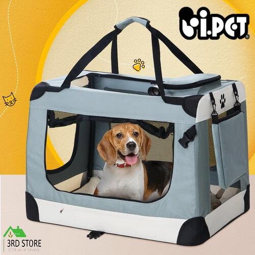 i.Pet Pet Carrier Soft Crate Dog Cat Travel Portable Cage Kennel Foldable 2XL