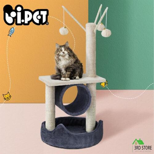 i.Pet Cat Tree Scratching Post Scratcher Tower Condo House Hanging toys 53cm