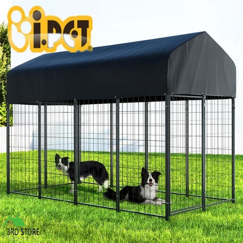 i.Pet Dog Kennel Extra Large House Outdoor Playpen Pet Puppy Metal Backyard