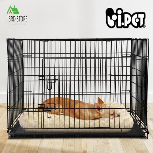 i.Pet Pet Dog Cage Crate Kennel Cat Collapsible Metal Cages 42" Playpen XL