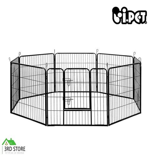 i.Pet 32" 8 Panel Pet Dog Playpen Puppy Exercise Cage Enclosure Fence PlayPen XL