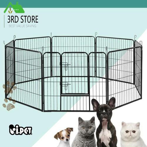 i.Pet 32" 8 Panel Pet Dog Playpen Puppy Exercise Cage Enclosure Fence PlayPen XL