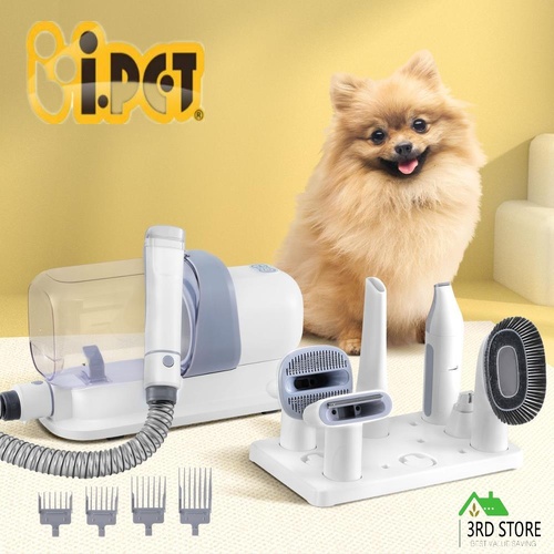 i.Pet Pet Grooming Kit Vacuum Dog Cat Hair Dryer Remover Clipper Brushes Cleaning