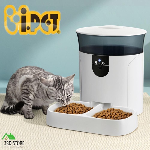 i.Pet Automatic Pet Feeder Dog Cat Camera Wifi Smart Food Dispenser Timer 7L APP