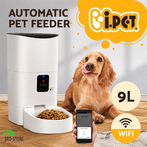 RETURNs i.Pet Automatic Pet Feeder 9L Auto Wifi Dog Cat Feeder Smart Food App Dispenser