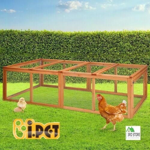 i.Pet Wooden Chicken Coop Coops Extra Large XL Rabbit Hutch Hen Chook House Run