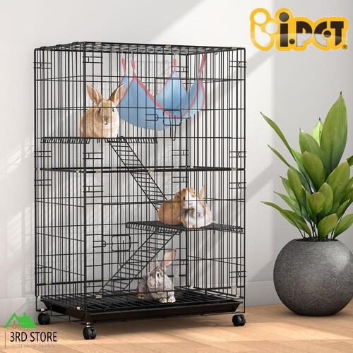 i.Pet Rabbit Cage Indoor Hutch Guinea Pig Bunny Ferret Hamster Pet Cage Outdoor