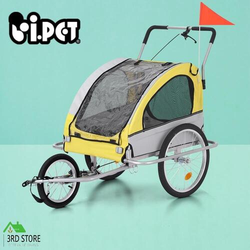 i.Pet Pet Bike Trailer Dog Stroller Pram Bicycle Large Travel Cycling Foldable