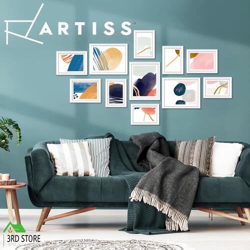 Artiss Photo Frames Family Friends Picture Holder Home Decor White 11 PCS Set