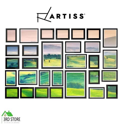 Artiss Black Picture Photo Frames Frame Wall Set Collage Home Decor Gift 30pcs