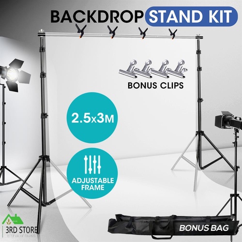 Pro.Studio Backdrop Stand  Screen Photo Background Support Stand Kit 2.5x3m Type 2