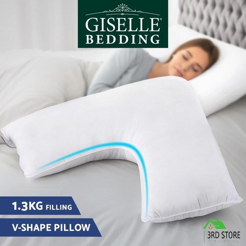 Giselle V Shape Pillow Boomerang Nursing Body Cushion