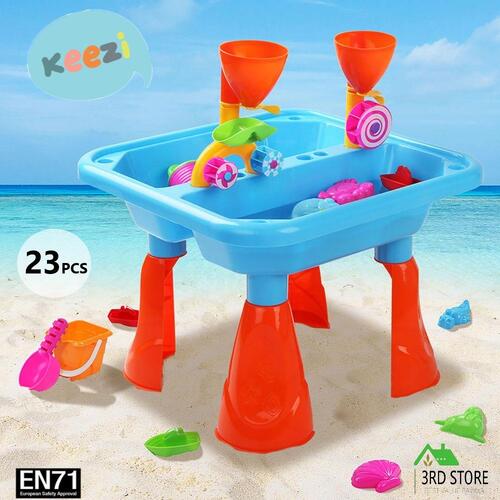 Keezi Kids Outdoor Sand and Water Toys Toddler Children Play Table Activity