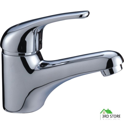 Ruby Basin Mixer Loop Handle Classical Lever Flick Tap Faucet Brass Chrome