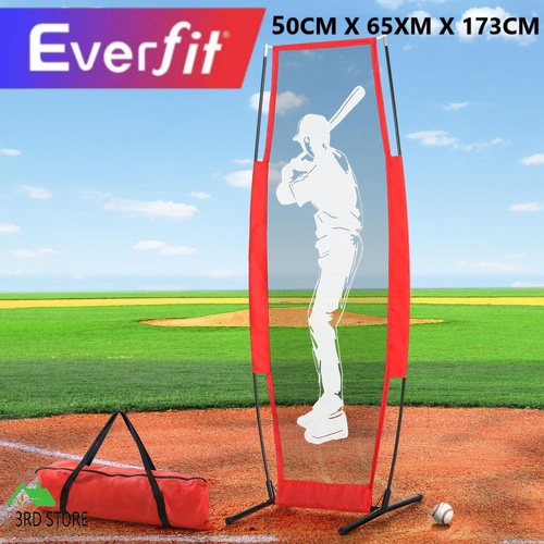 Everfit Baseball Pitching Kit with Rack Rebound Net Softball Training Aid
