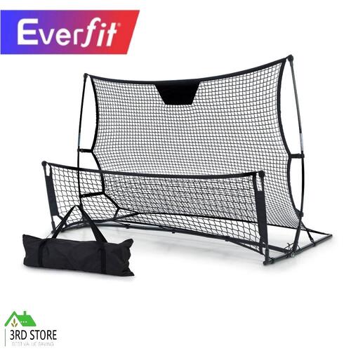 Everfit Portable Soccer Rebounder Net Volley Training Football Goal Pass Trainer