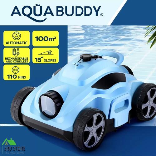 Aquabuddy Robotic Pool Cleaner Automatic Floor Vacuum Robot Swimming Cordless