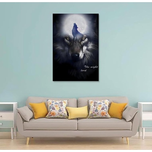 wolf Poster Canvas Painting Wall Art Picture Home Decor 12x18inch(30x45cm)