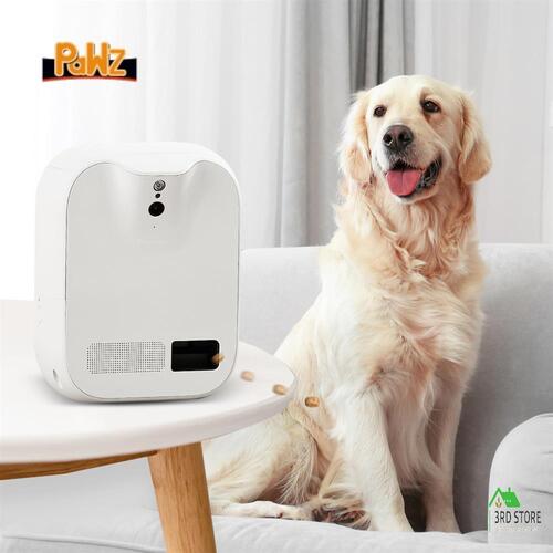 RETURNs PaWz Smart Pet Feeder Camera Dog Cat Automatic Food Dispenser Portable WIFI
