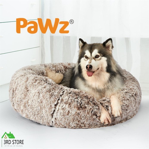PaWz Replaceable Cover For Dog Calming Bed Soft Warm Kennel Cave AU Coffee L