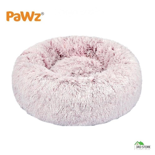 PaWz Replaceable Cover For Dog Calming Bed Nest Mat Soft Plush Kennel Pink M