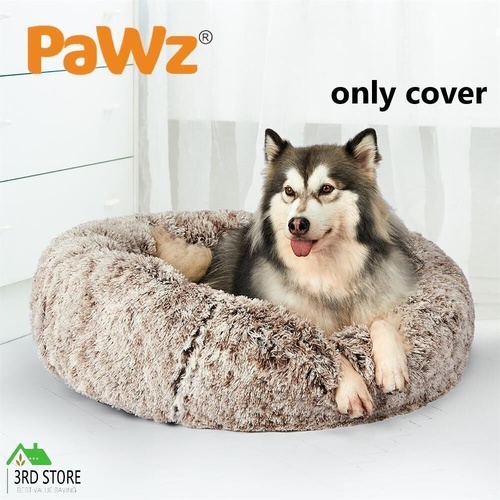 PaWz Replaceable Cover For Dog Calming Bed Warm Kennels Nest Cave AU Coffee XXL