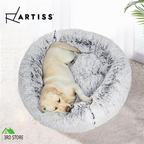 PaWz Replaceable Cover For Dog Calming Bed Mat Soft Plush Kennel Charcoal Size XXL