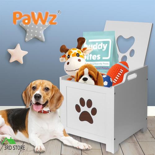 PaWz Pet Toy Box Storage Container Organiser Chest Dog Play Cat Exercise