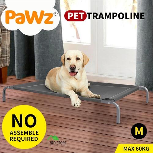 Pet Bed Dog Beds Bedding Sleeping Non-toxic Heavy Trampoline Grey M