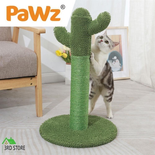 Cactus Cat Scratching Posts Pole Tree Kitten Climbing Scratcher Furniture Toys