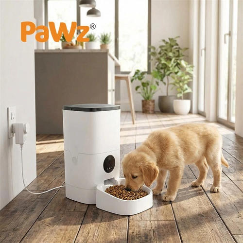 RETURNs Pawz Auto Feeder Pet Automatic Camera Cat Dog Smart Hd Wifi App Food Dispenser