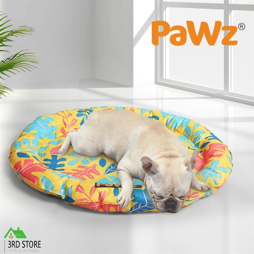 PaWz Pet Cool Gel Mat Cat Bed Dog Bolster Waterproof Self-cooling Pads Summer L