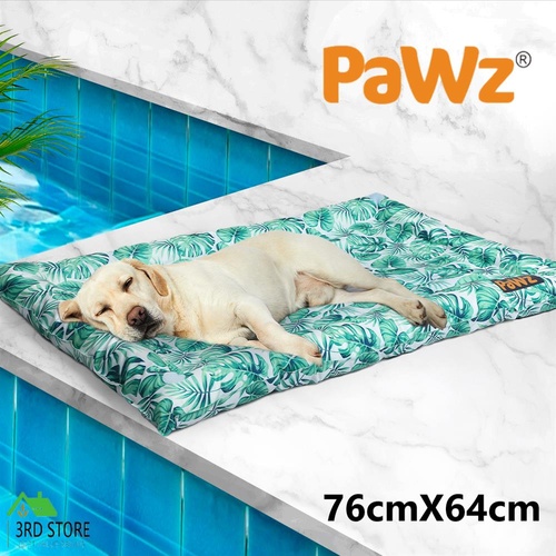PaWz Pet Cool Gel Mat Cat Bed Dog Bolster Waterproof Self-cooling Pads Summer M