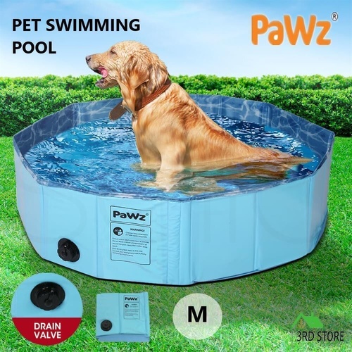 Portable Pet Swimming Pool Kids Dog Cat Washing Bathtub Outdoor Bathing M