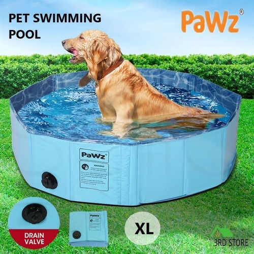 Portable Pet Swimming Pool Kids Dog Cat Washing Bathtub Outdoor Bathing XL