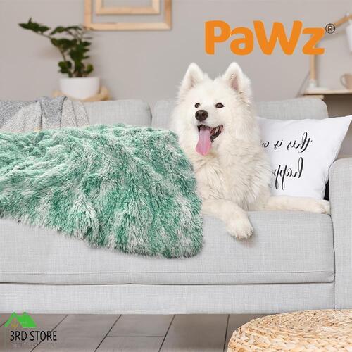 PaWz Dog Blanket Pet Cat Mat Puppy Warm Soft Plush Washable Reusable Large Teal
