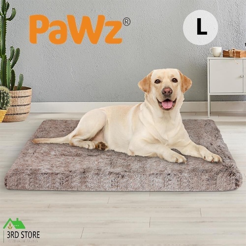 PaWz Dog Mat Pet Calming Bed Memory Foam Orthopedic Removable Cover Washable L