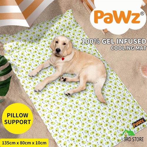 PaWz Pet Cooling Mat Cat Dog Gel Non-Toxic Bed Pillow Sofa Self-cool Summer XL