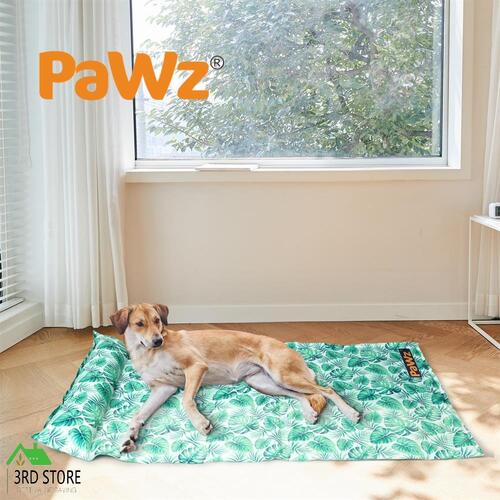 PaWz Pet Cooling Mat Cat Dog Gel Non-Toxic Bed Pillow Sofa Self-cool Summer L