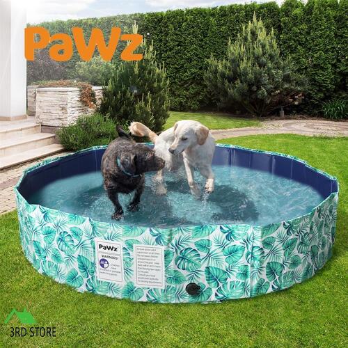 PaWz 160cm Pet Dog Swimming Pool Cat Portable BathTub Kid Shower Washing Folding