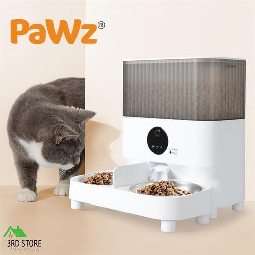 PaWz 7L Automatic Pet Feeder Dog Cat Auto Smart Food Dispenser Adjustable Height
