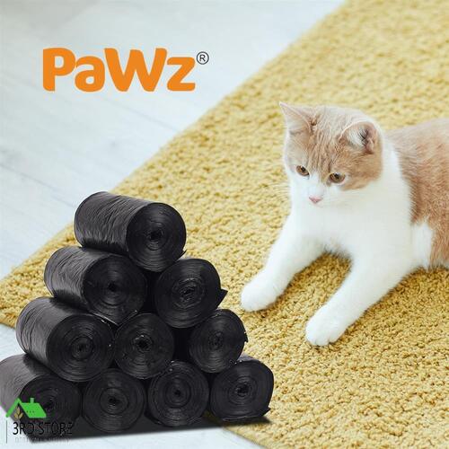 PaWz 10 Rolls Waste Bag Replacement Refill For PaWz Automatic Cat Litter Box