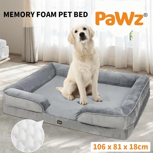 PaWz Memory Foam Pet Sofa Bed Cushion Dog Mat Washable Removable Orthopedic XL