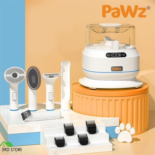 RETURNs PaWz Pet Grooming Kit Vacuum Dog Cat Hair Dryer Remover Clipper Brushes Cleaning