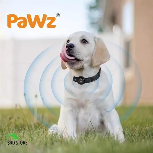 PaWz Bluetooth Pet Tracker Collar Dog Locator GPS Smart Waterproof 120m Black