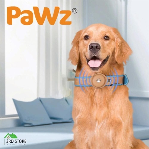 PaWz Bluetooth Pet Tracker Collar Anti-lost Locator Smart Waterproof 120m Blue