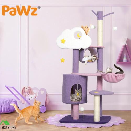 RETURNs PaWz Cat Tree Kitten Furniture Condo Scratching Post Scratcher Multi-Level