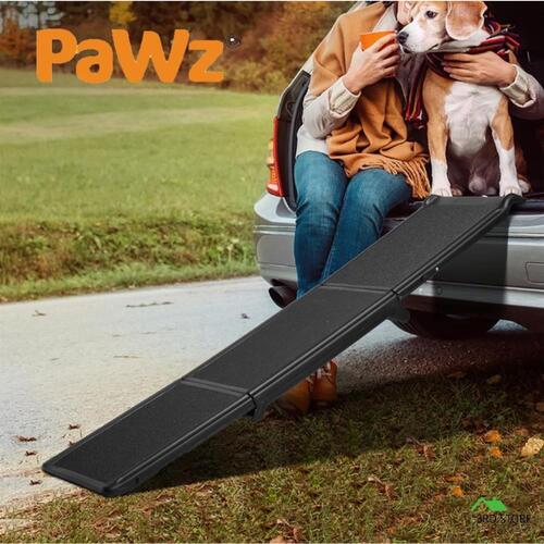 PaWz Pet Ramp Dog Steps Stairs Travel Foldable Portable Non-slip 75kg capacity